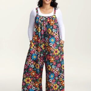BloomChic Colorful Floral Jumpsuit